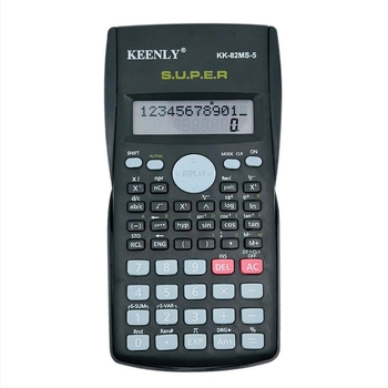 Kaiyi 82MS többfunkciós számológép, 12 számjegyű kijelző, műanyag ház, elemről működik
