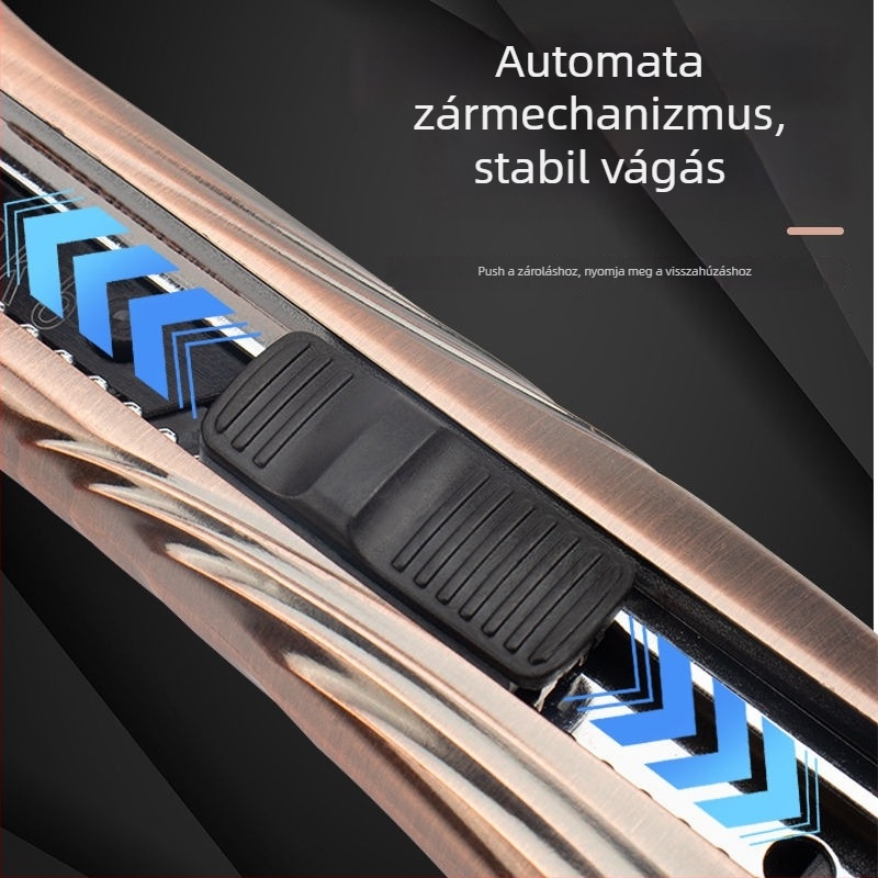 Többfunkciós vágókés - nehéz, rozsdamentes acél penge, tapéta és papír vágásához