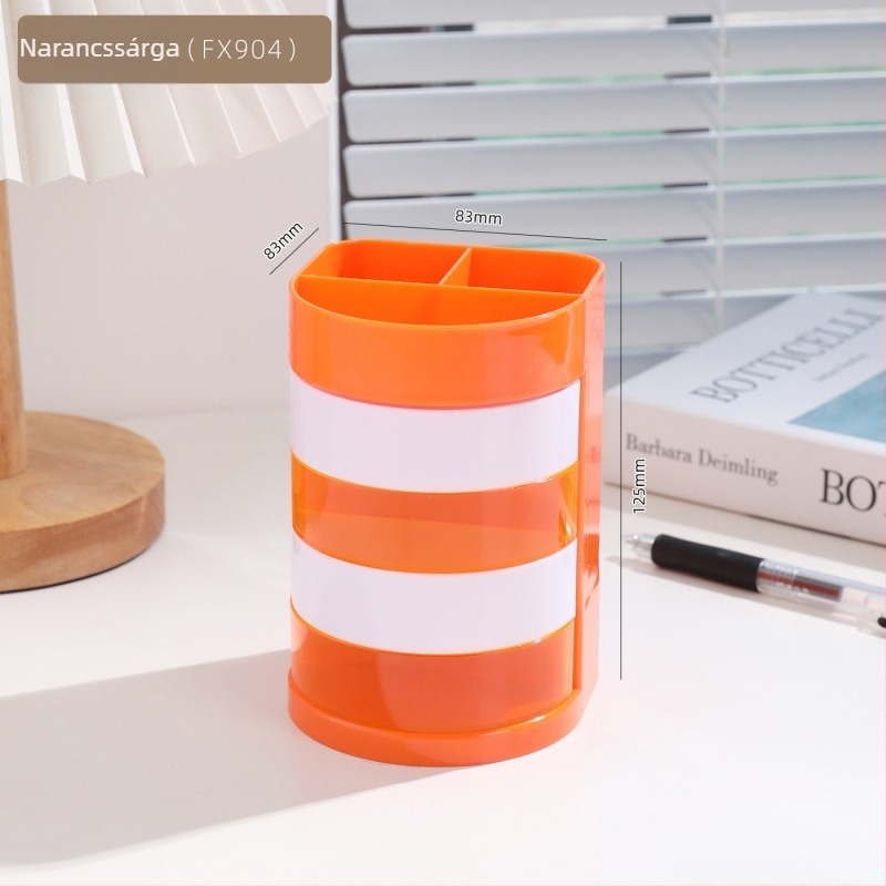 Tolltartó, többfunkciós, stílusos asztali kiegészítő, márka Fuxiang FX904, műanyag, kerek forma