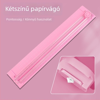 A3 könnyű kézi papírvágó – műanyag test, többfunkciós vágó