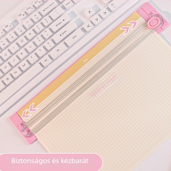 A3 könnyű kézi papírvágó – műanyag test, többfunkciós vágó