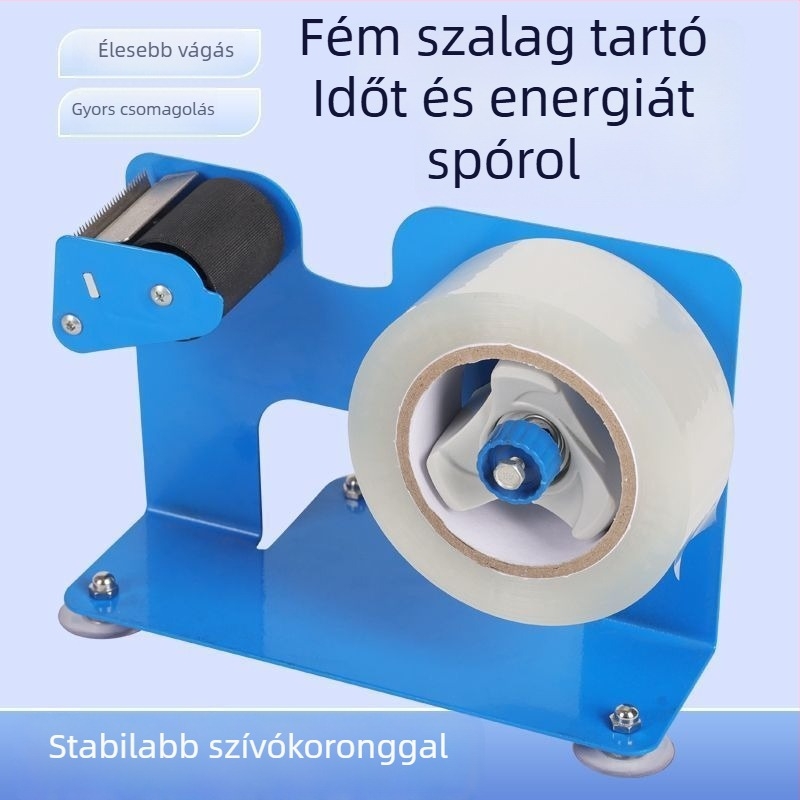 Vasból készült asztali tekercskivágó tömítőgép átlátszó fedéllel