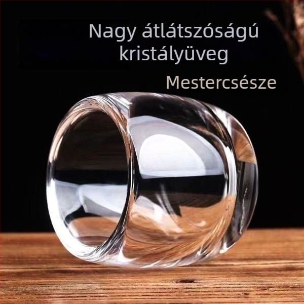 Huiang szeszes italok pohár – modern minimalist stílus, üveg, 1–100 ml kapacitás, logó nyomtatás lehetséges, bemutatva 2024-ben.