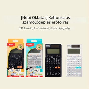 M&G 981N6 Tudományos Funkciós Kalkulátor – Fejlett Nagy Kijelző, 240 Számítási Funkció, Kettős Energiaforrás