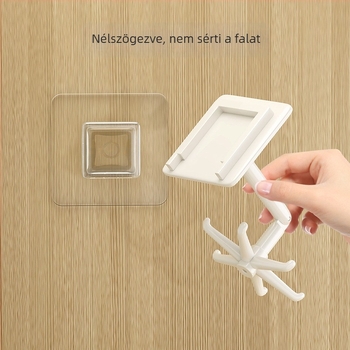 Forogó ecsettartó kaligráfiához, falra akasztható bemutató a négy kincsért, fúrás nélküli, többfunkciós falikampó; Márka: Evesigar/isijia; Anyag: Műanyag; Modell: 2171176905902328192; Specifikáció: Standard