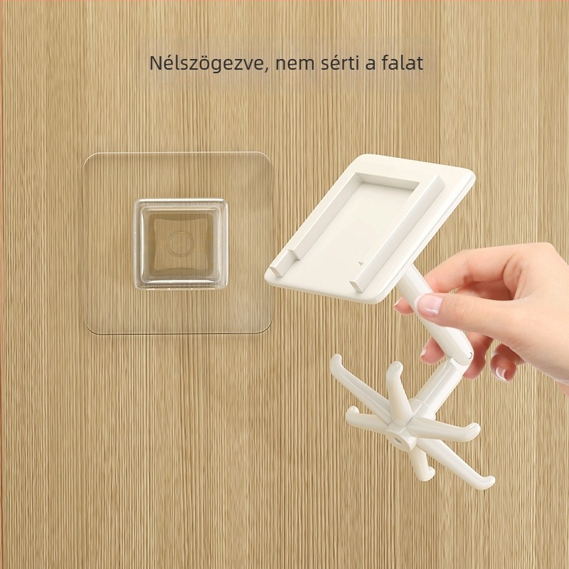 Forogó ecsettartó kaligráfiához, falra akasztható bemutató a négy kincsért, fúrás nélküli, többfunkciós falikampó; Márka: Evesigar/isijia; Anyag: Műanyag; Modell: 2171176905902328192; Specifikáció: Standard