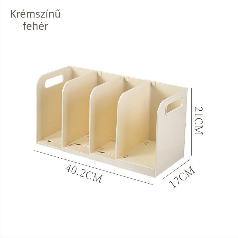 Asztali tároló rekeszekkel (Model 8090 • Anyag: Műanyag • Rekeszekkel • Logó nyomtatása: Igen • Testreszabás elérhető)