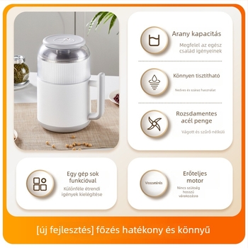 Többcélú elektromos húsdaráló otthoni használatra, 3–5 L kapacitás, rozsdamentes acél test és tál, 5 sebesség, teljesen automata, több mint 6 pengével