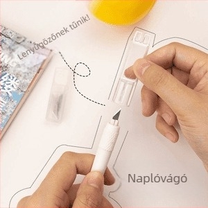 DIY papír- és szalagvágó kés — műanyag fogantyú, Márka Pengyi, Modell: Other, Cikkszám qq