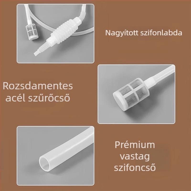 Háztartási bor kivonó automatikus szívóval és szűrővel (PP anyag)