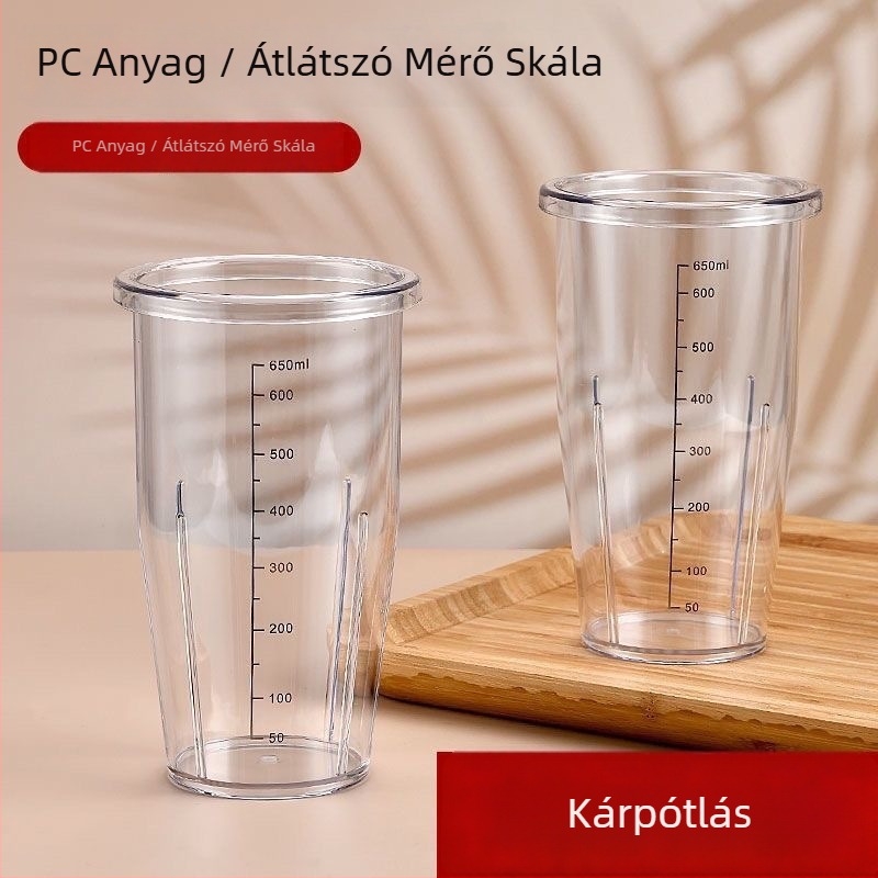 Kézihajtású tejes tea shaker mérőskálával – 3 részes készlet