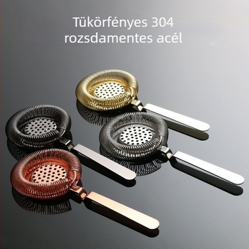 304 rozsdamentes acél Hawthorne koktél szűrő