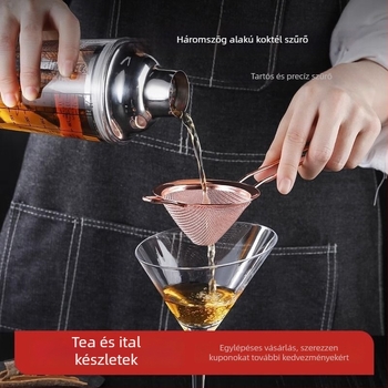 PP háromszögletű szűrő kúp bárhoz, testreszabás nélkül, logó nélkül