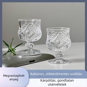 Adingge mini pillangó szeszes italok pohár szett, gravírozott üveg, retro luxus stílus, kapacitás 1–100 ml, papírdobozos csomagolás