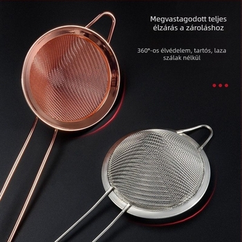 PP kúp alakú szűrő-szita bárhoz, koktélokhoz, tej-teához és gyümölcslevekhez – Unique Item