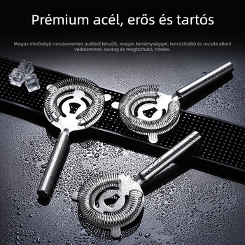 Rozsdamentes acélból készült jégszűrő bárhoz – jégszétválasztó és vízszűrő koktélokhoz