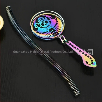 Nobachen Skull Series rozsdamentes acél jégszűrő bárhoz