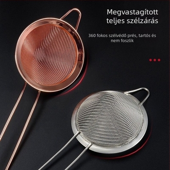 Bar jégszűrő – konuszos szűrőhálóval, PP anyag, márka Unique, származás Chaozhou, engedély Guangdongxk16-204-01508