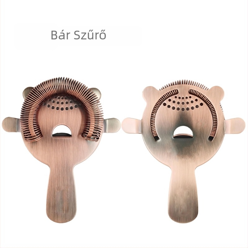 Koktél szűrő rozsdamentes acélból, 110 g, testreszabható logó, 2017-ben bevezetve