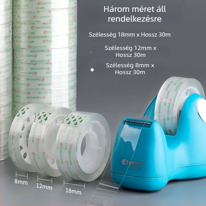 Átlátszó irodai ragasztószalag Create ease CY1291, irodai használatra, vastagság szokásos