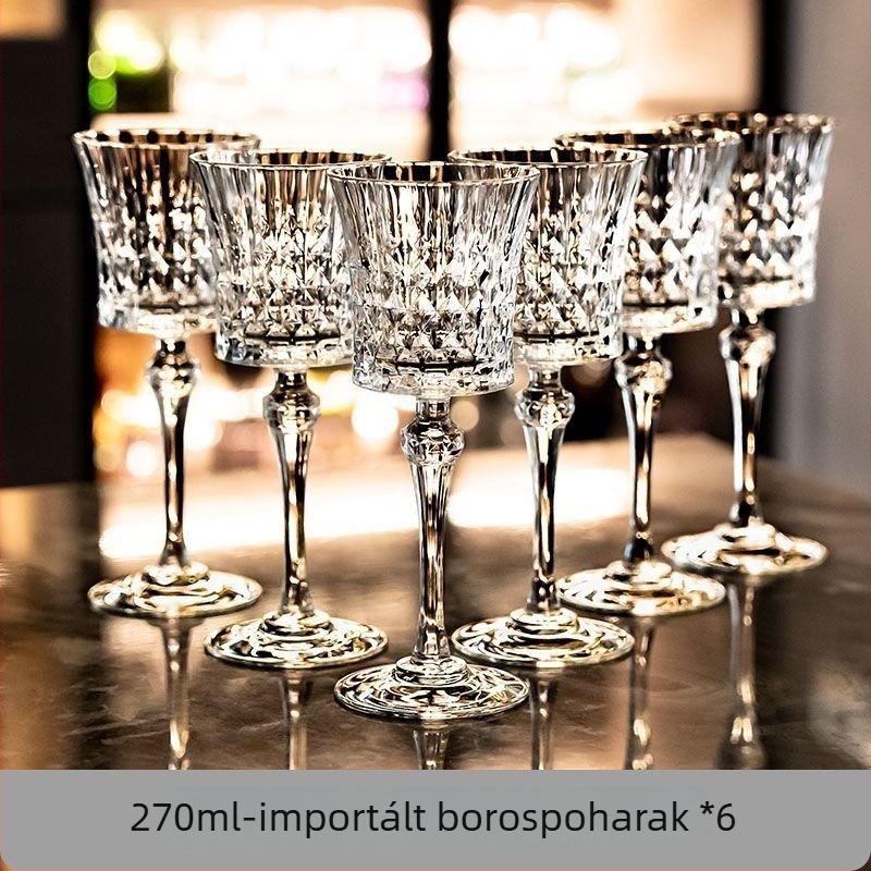 Borospohár: modern minimalista stílus, 12 zodiákus motívum; Kapacitás 101–200 ml; Anyag: üveg; Testreszabás elérhető; Csomagolás: papírdoboz