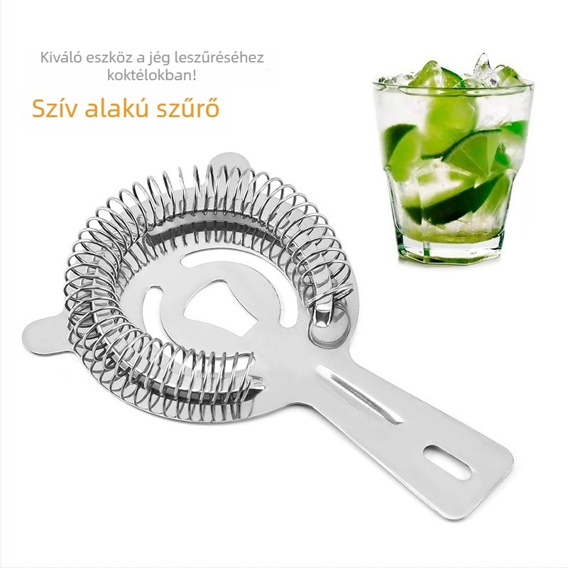 Bárjégszűrő rozsdamentes acélból – szűrés, modell 120 Single Eye Ice Filter; testreszabás elérhető, logó nyomtatás lehetséges