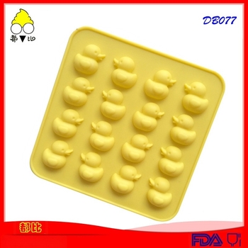 Kacsát formázó szilikon csokoládé forma sütéshez DIY – szilikon sütőforma, torta forma, márka Than