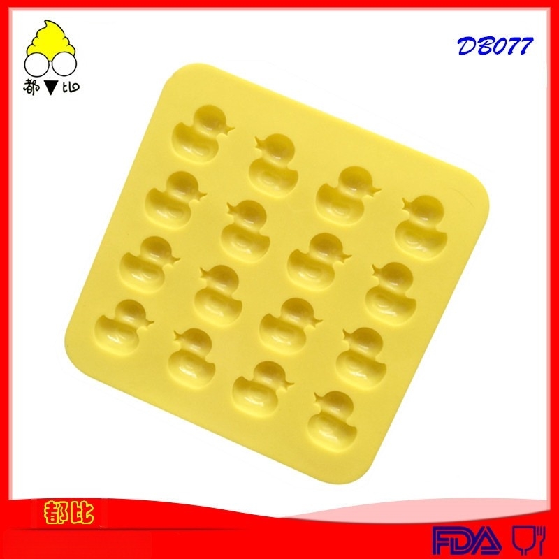 Kacsát formázó szilikon csokoládé forma sütéshez DIY – szilikon sütőforma, torta forma, márka Than