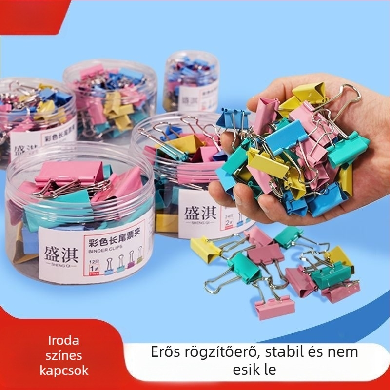 Hosszú farkú irodai dokumentumklipsz – fém (Márka: Shengqi)