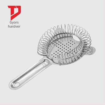 Jégkészlet hálós szűrővel és szűrőkanállal 304-es rozsdamentes acélból; egyszerű stílus; súly 50 g; csomagolás OPP zacskóban