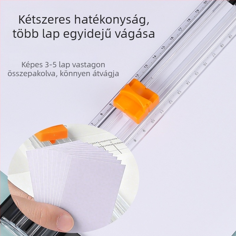 Papírvágó SF-1255, műanyag, hordozható, vágáshoz