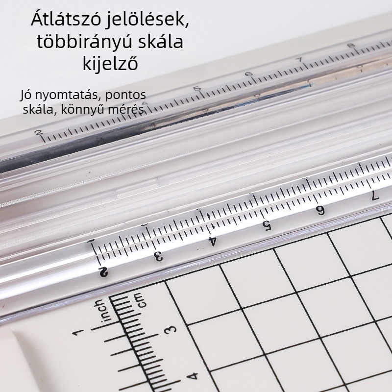 Papírvágó SF-1255, műanyag, hordozható, vágáshoz