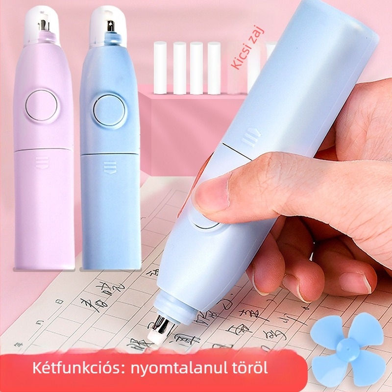 Automata radír általános iskolásoknak, nyom nélkül, elektromos ceruza, tanulási eszköz