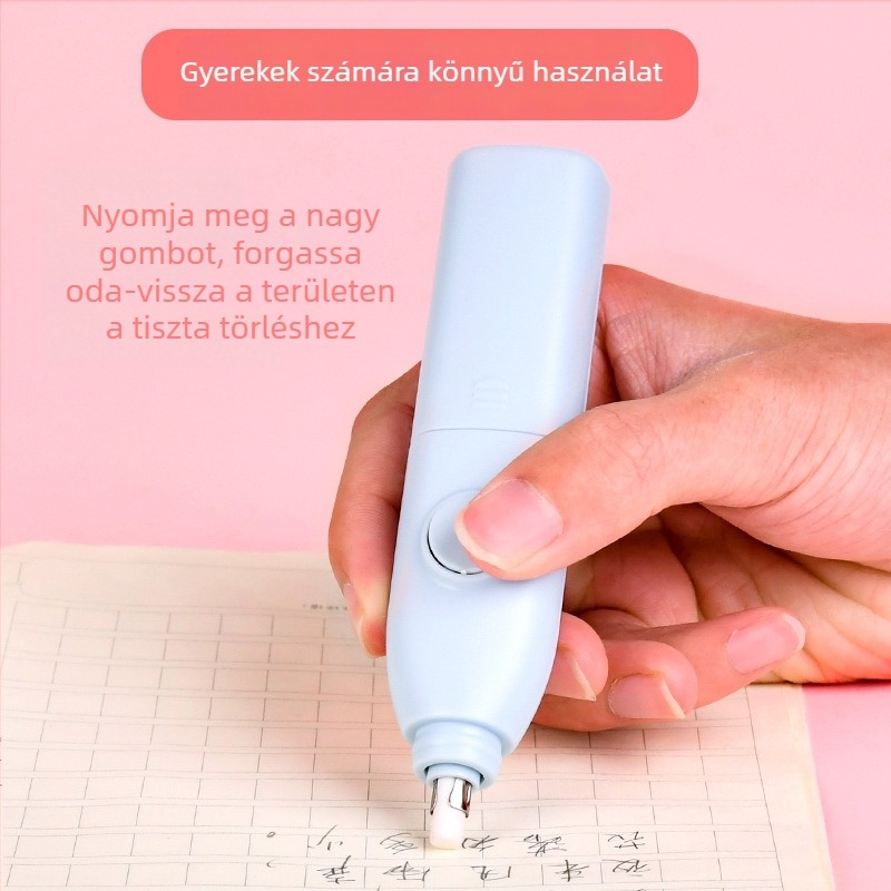 Automata radír általános iskolásoknak, nyom nélkül, elektromos ceruza, tanulási eszköz