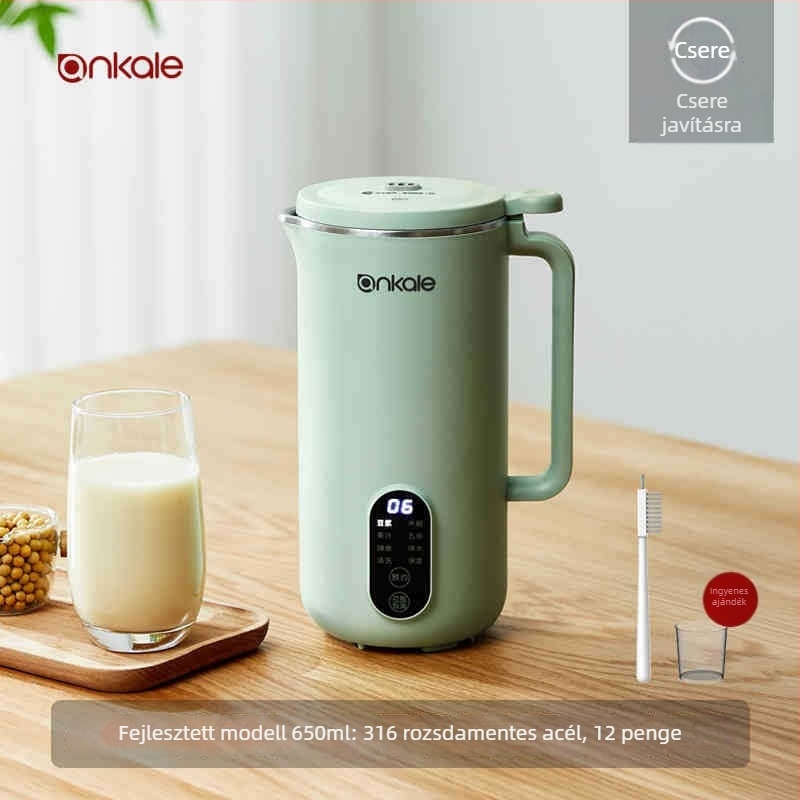 Szójatej készítő 2–3 személyre, 0.65L, 750W, 220V, Automatikus tisztítás