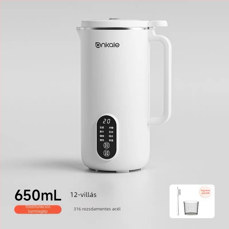 Szójatej készítő 2–3 személyre, 0.65L, 750W, 220V, Automatikus tisztítás