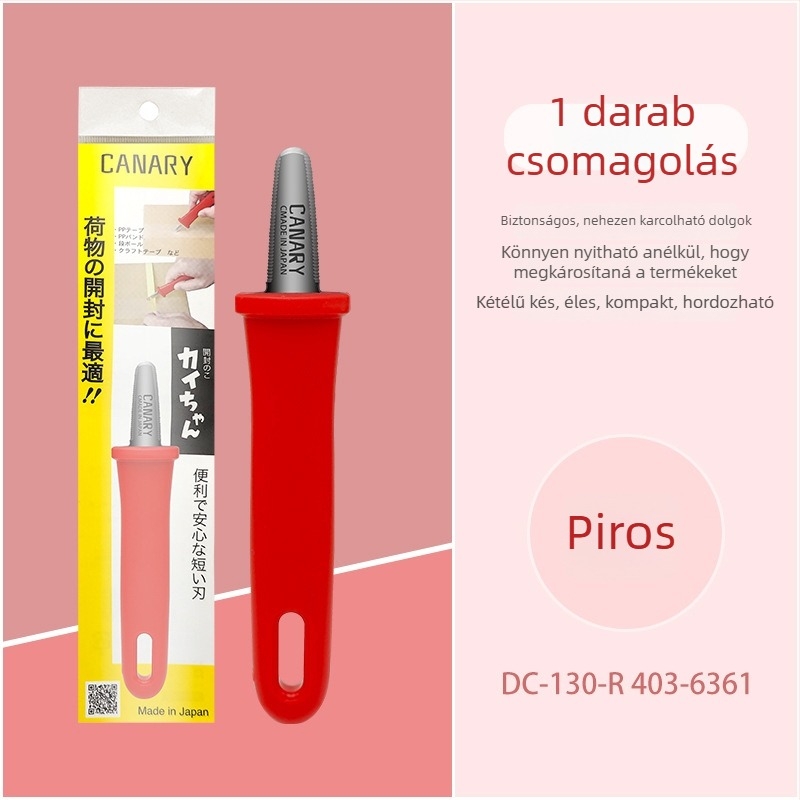 CANARY DC-130-F Művészeti kés papírvágáshoz, műanyag