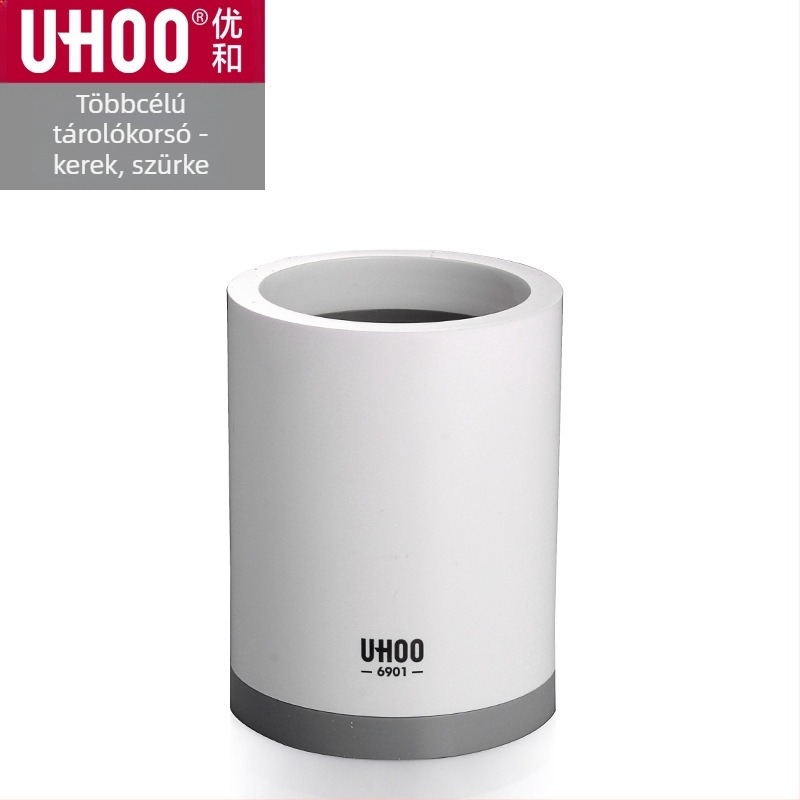 Youhe 6901/6902/6903 Tolltartó és asztali rendező készlet, műanyag, kör alakú, nyomtatott logó, testreszabható feldolgozás