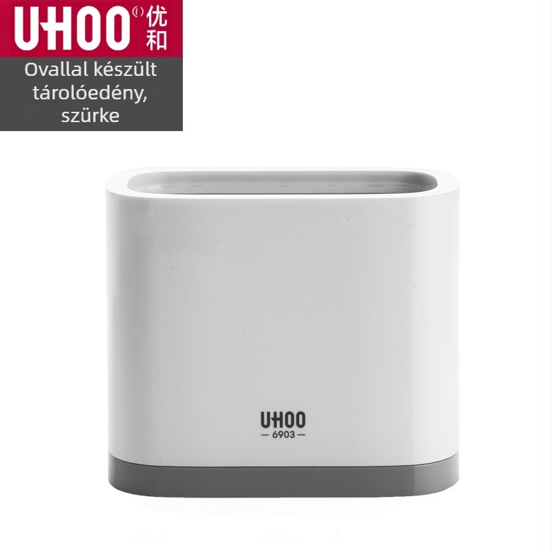 Youhe 6901/6902/6903 Tolltartó és asztali rendező készlet, műanyag, kör alakú, nyomtatott logó, testreszabható feldolgozás