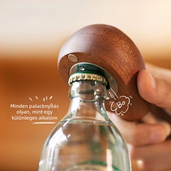 Fából készült csirke láb formájú üvegnyitó, mágneses hűtőmágnes – személyre szabott asztali dekoráció