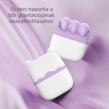 Kétfejű jégroller, 2 az 1-ben arc masszírozó, kézi működtetésű, modell 0066, 5 éves élettartam