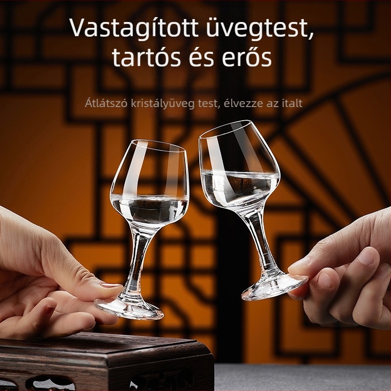 Kristály szeszes italok kóstoló pohár tulipán formájú, 50 ml, professzionális kóstolók számára