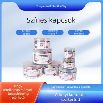 Fém dokumentumklip készlet – vegyes, multifunkcionális klippek oldalakhoz és dokumentumokhoz