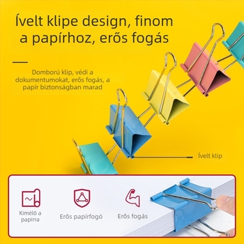 Fém kézi napló-clip, modell 8555Es, Deli