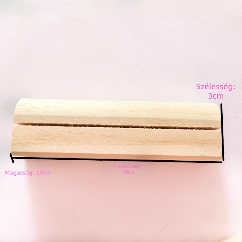 Fából készült kártyatartó és fénykép tartó, jegyzetek, otthoni dekoráció, kézzel készített, modern minimalist stílus