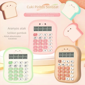 Aritmetikai számológép, modell 316, műanyag ház, 8‑digitos kijelző, tömeg 75 g