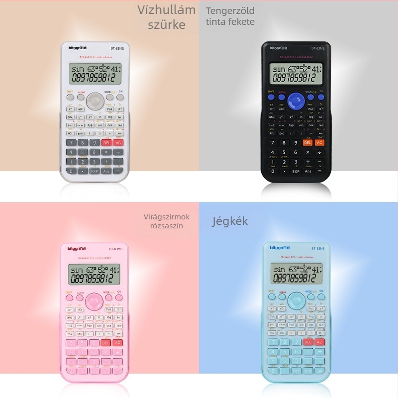 Belden 83ms funkciós számológép, 24 számjegyű kijelző, műanyag ház, gomb elem tartalmazva