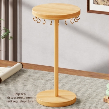 Fából készült toll- és ecsettartó, kínai stílusú, többfunkciós függő asztali szervező, modell 2334968817448748416, márka Evesigar/isijia