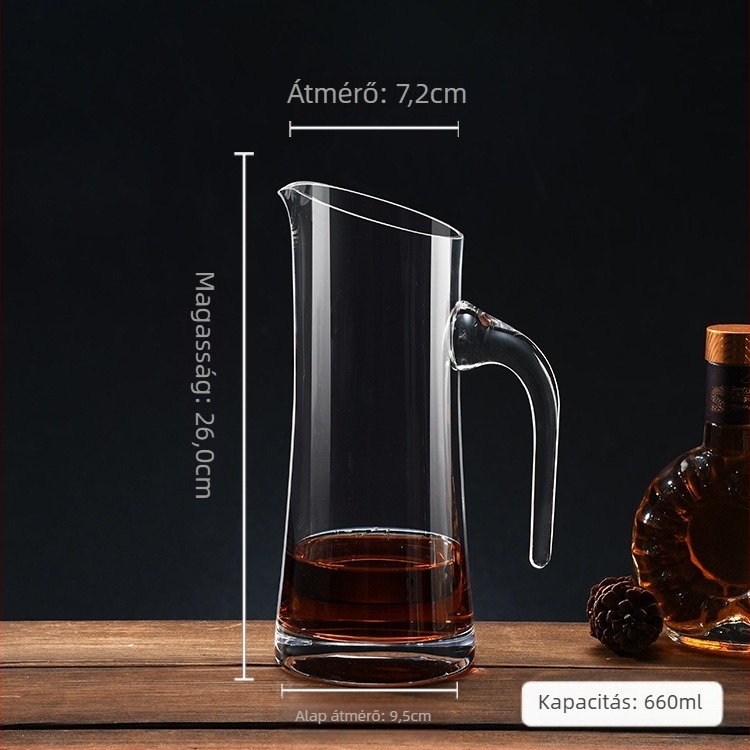 Üveg dekantáló, 601–700 ml kapacitás, modern egyszerű stílus, 2019-ben jelent meg