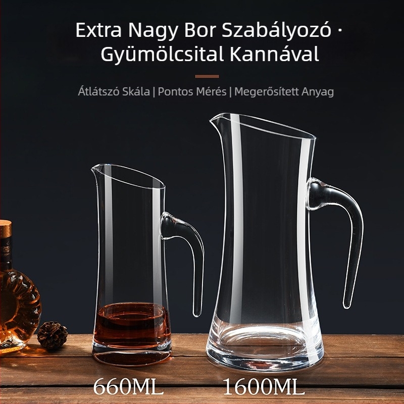 Üveg dekantáló, 601–700 ml kapacitás, modern egyszerű stílus, 2019-ben jelent meg